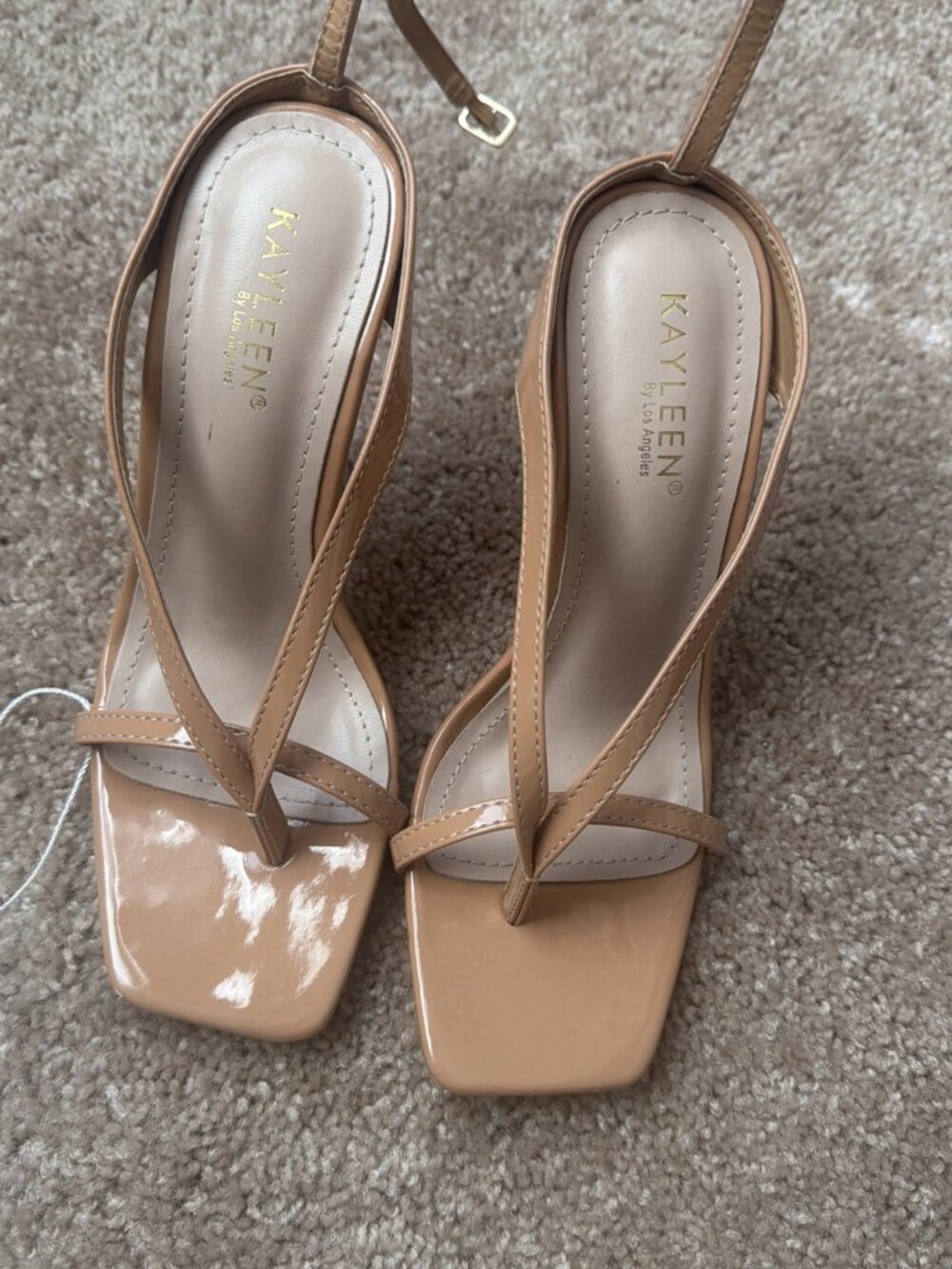Kayleen Women's Nude High Heels Size 5.5 Pumps Party